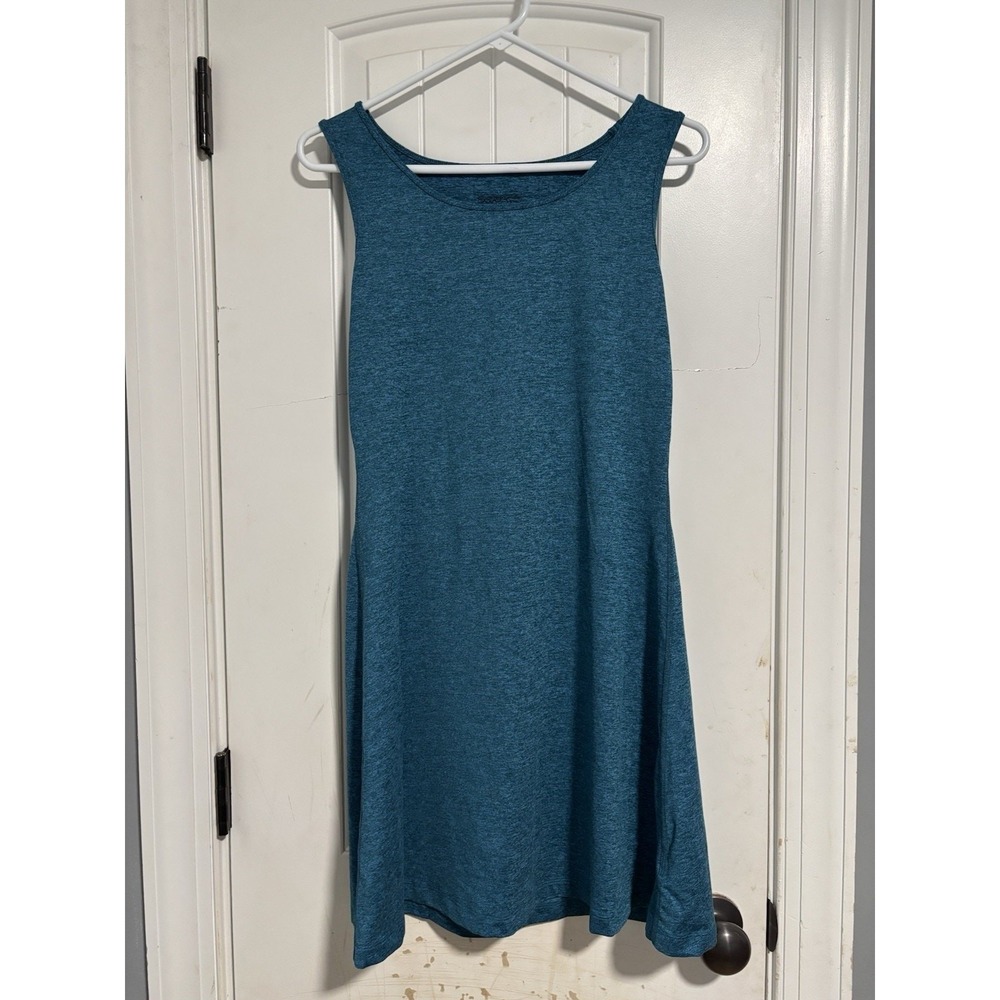 Patagonia Seabrook Size S Sleeveless Mini Athletic Dress In Big Sur Blue Soft